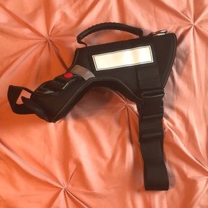 Large Black Dog Harness